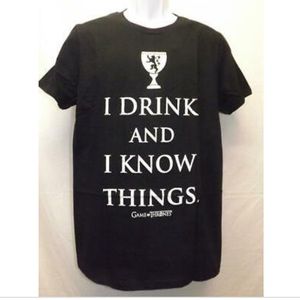 Game of Trones Black Tee Shirt